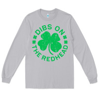 Moon Dust dibs on the redhead  st patricks day Long Sleeve Tee - lanVoArt