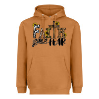 Meerkat faith over fear Heavyweight Hoodie - CowhideDigitalArt