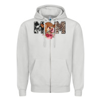 Mom Cow Zipper Hoodie | Teevron