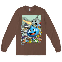 Chestnut dragon quest slime print Long Sleeve Tee - lanVoArt