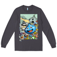 Smoke dragon quest slime print Long Sleeve Tee - lanVoArt