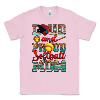Bubblegum Pink loud and proud softball mom Classic Tee - RanaPortraitStore