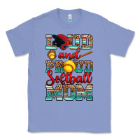 Colony Blue loud and proud softball mom Classic Tee - RanaPortraitStore