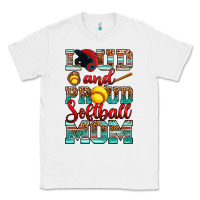 White loud and proud softball mom Classic Tee - RanaPortraitStore