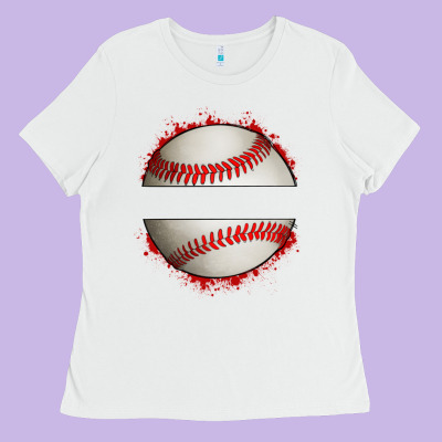 Personalized Baseball Ladies Tee Designed By Artiststas