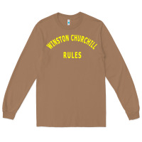 Toasted Coconut Trending Winston Churchill Rules Long Sleeve Tee - lanVoArt
