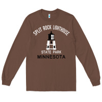 Chestnut Trending Split Rock Lighthouse Minnesota State Park Long Sleeve Tee - lanVoArt