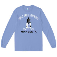Colony Blue Trending Split Rock Lighthouse Minnesota State Park Long Sleeve Tee - lanVoArt