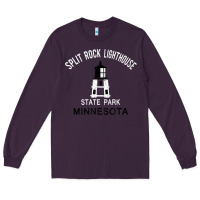 Plum Trending Split Rock Lighthouse Minnesota State Park Long Sleeve Tee - lanVoArt
