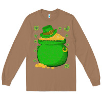 Toasted Coconut ireland leprechaun hat pot of gold irish st patricks day Long Sleeve Tee - lanVoArt