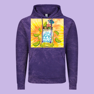 Life Is Short Make It Sweet Vintage Hoodie Designed By Tumblerdesignbyshophia