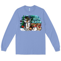Colony Blue its freezin season Long Sleeve Tee - CowGirlArtShop