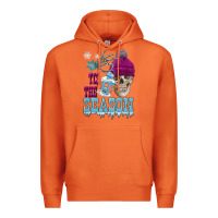 Carrot tis the season winter skull Premium Hoodie - FaDigitalArtStudio