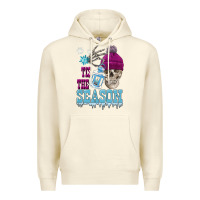 Sandshell tis the season winter skull Premium Hoodie - FaDigitalArtStudio