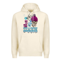 Tofu tis the season winter skull Premium Hoodie - FaDigitalArtStudio