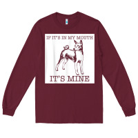 Burgundy basenji funny dog lover gift t shirt Long Sleeve Tee - lanVoArt