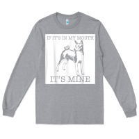 Heather Grey basenji funny dog lover gift t shirt Long Sleeve Tee - lanVoArt