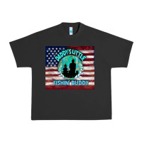 Pigment Black daddy's little fishin buddy Urban Heavy Tee - TumblerDesignByShophia