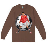 Chestnut cr7 soccer fan Long Sleeve Tee - lanVoArt