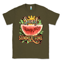 Army Green sweet summer time watermelon Classic Tee - NancyCooperArtShop
