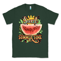 Sports Green sweet summer time watermelon Classic Tee - NancyCooperArtShop