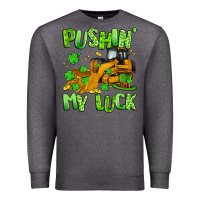 Charcoal Heather pushin' my luck Premium Sweatshirt - Artiststas