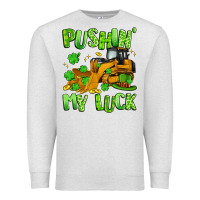 Oatmeal Heather pushin' my luck Premium Sweatshirt - Artiststas