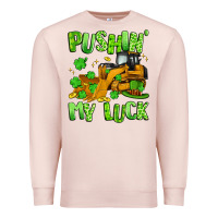 Pale Pink pushin' my luck Premium Sweatshirt - Artiststas