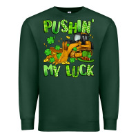 Sports Green pushin' my luck Premium Sweatshirt - Artiststas