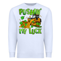 White pushin' my luck Premium Sweatshirt - Artiststas