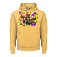 Vintage Mustard Mardi Gras Heifers Vintage Hoodie - HowdyJamesFarm