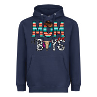 Navy mom of boys Heavyweight Hoodie - CowhideDigitalArt