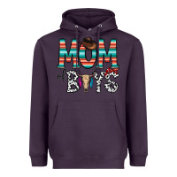 Plum mom of boys Heavyweight Hoodie - CowhideDigitalArt