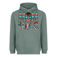 Sage mom of boys Heavyweight Hoodie - CowhideDigitalArt