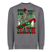 Storm tis the season skeleton snowboard Heavyweight Sweatshirt - FaDigitalArtStudio
