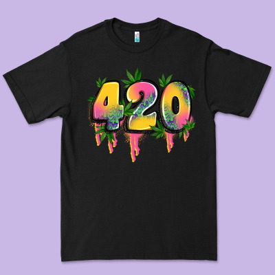 420 Cannabis Premium Tee Designed By Artiststas