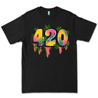 Black 420 cannabis Premium Tee - Artiststas