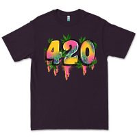 Plum 420 cannabis Premium Tee - Artiststas