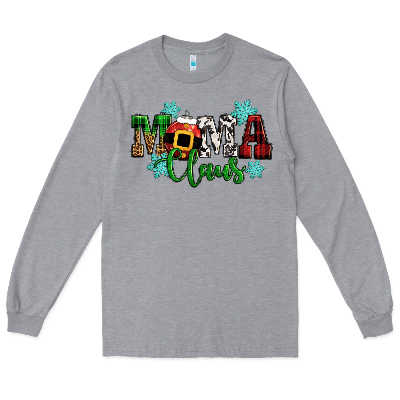 Mama Claus Christmas Long Sleeve Tee by CowGirlArtShop | Teevron