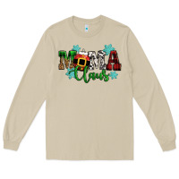 Mushroom mama claus christmas Long Sleeve Tee - CowGirlArtShop