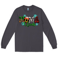 Smoke mama claus christmas Long Sleeve Tee - CowGirlArtShop