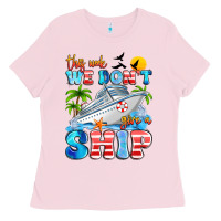 Bubblegum Pink this week we don't give a ship Ladies Tee - Artiststas