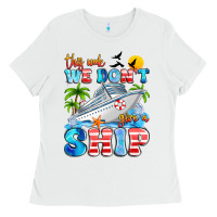 White this week we don't give a ship Ladies Tee - Artiststas