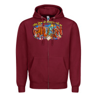 Burgundy my favorite players call me cousin basketball Zipper Hoodie - CowhideDigitalArt