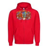 Red my favorite players call me cousin basketball Zipper Hoodie - CowhideDigitalArt