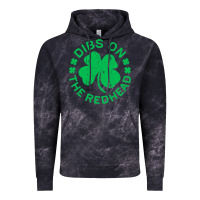 Cloud Black dibs on the redhead  st patricks day Vintage Hoodie - lanVoArt