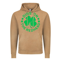 Dibs On The Redhead  St Patricks Day Vintage Hoodie | Teevron