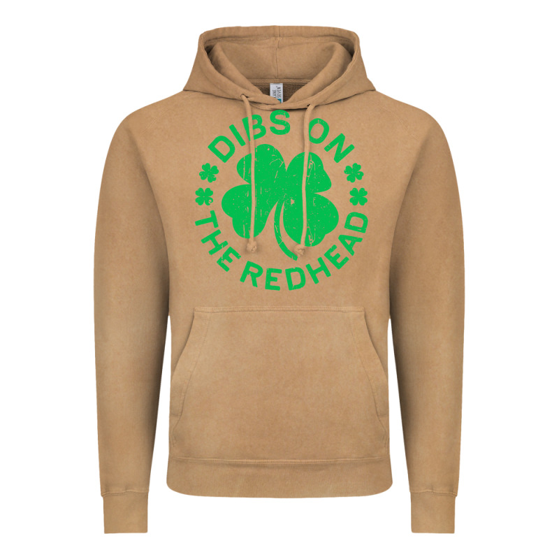 Dibs On The Redhead  St Patricks Day Vintage Hoodie by lanVoArt | Teevron