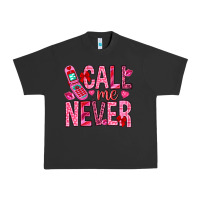Pigment Black Call me never Valentine's Day Urban Heavy Tee - HowdyJamesFarm