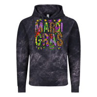 Cloud Black Mardi Gras Vintage Hoodie - HowdyJamesFarm